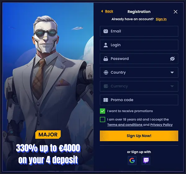 How to Join trino-online.casino
